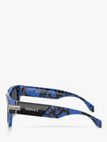 Versace square sunglasses VE4464 Havana Blue/Grey, UK version