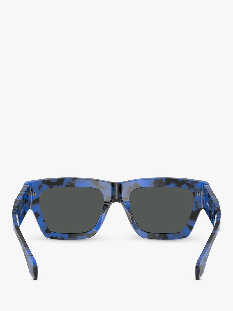 Versace square sunglasses VE4464 Havana Blue/Grey, UK version