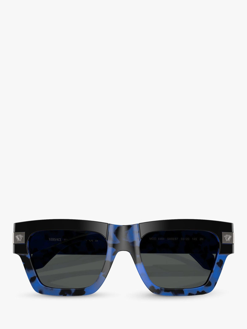 Versace square sunglasses VE4464 Havana Blue/Grey, UK version