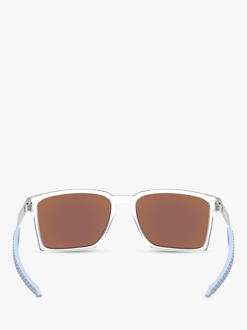 Oakley OO9483 polarised rectangular sunglasses clear frame (British brand)
