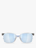 Oakley OO9483 polarised rectangular sunglasses clear frame (British brand)