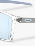 Oakley OO9483 polarised rectangular sunglasses clear frame (British brand)