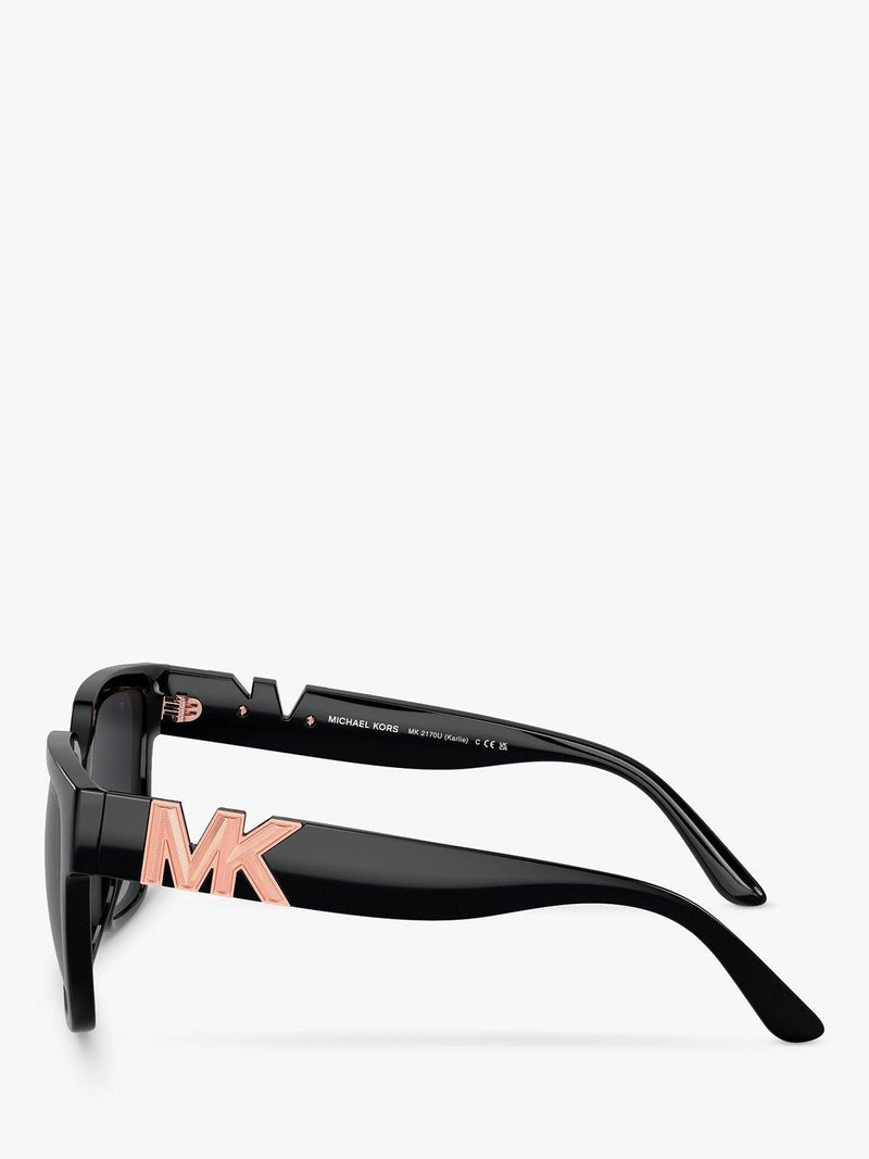 Michael Kors pillow sunglasses black gradient lenses, UK version