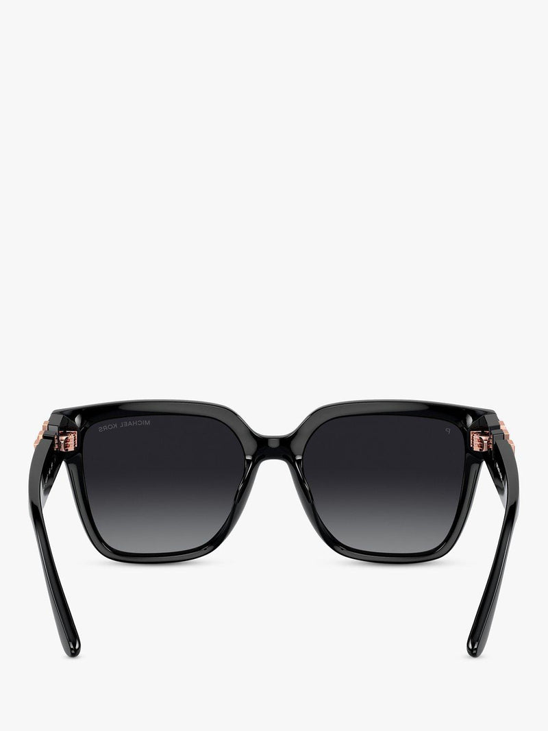 Michael Kors pillow sunglasses black gradient lenses, UK version