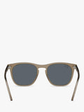 Ray-Ban RB2210 men's rectangular sunglasses transparent brown (British brand)
