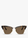 Jimmy Choo cat's eye sunglasses brown frame - British product