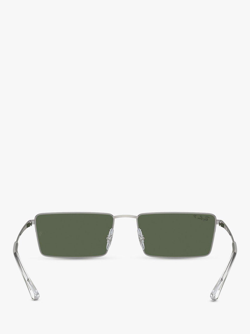 Ray-Ban RB3741 polarized rectangular sunglasses imported from the UK