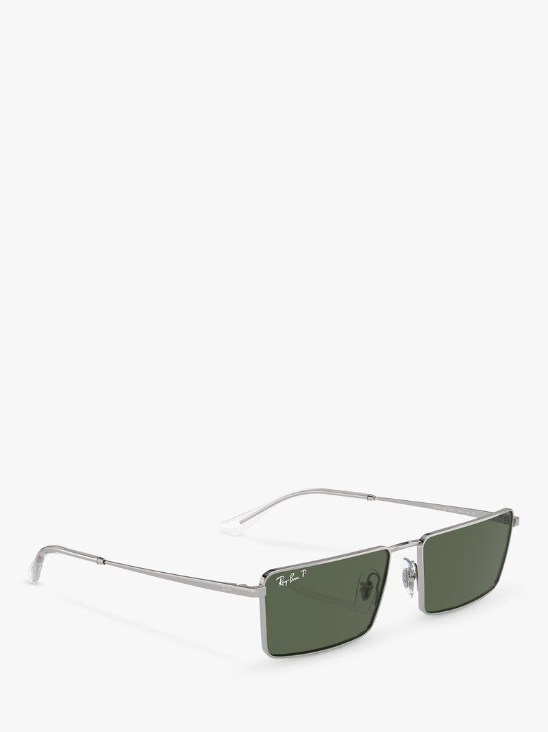 Ray-Ban RB3741 polarized rectangular sunglasses imported from the UK