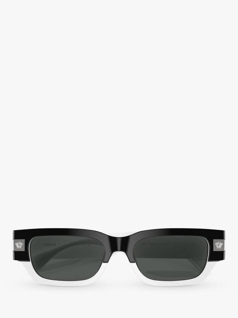 Versace Herren Sonnenbrille rechteckig 53mm Glas, UK Version