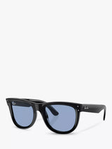 John Lewis Ray-Ban RBR0502S Unisex Rectangular Sunglasses, Black- Buy online at McGrocer