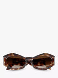 Versace oval sunglasses Havana brown gradient lenses 54mm, UK version