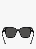 Jimmy Choo cat's eye sunglasses black silver, UK version