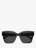 Jimmy Choo cat's eye sunglasses black silver, UK version