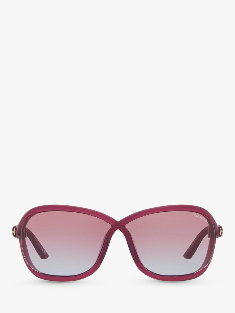 TOM FORD pink wrap sunglasses 68mm, UK version