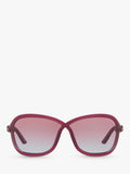TOM FORD pink wrap sunglasses 68mm, UK version