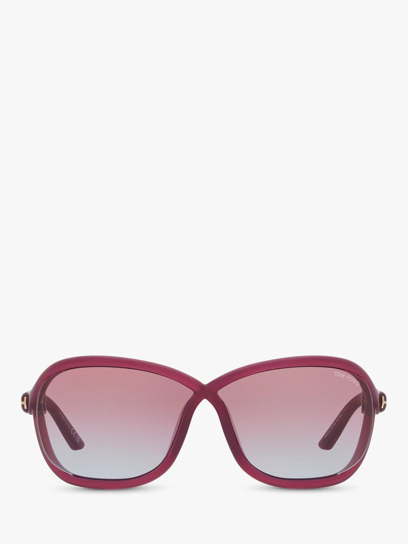 TOM FORD pink wrap sunglasses 68mm, UK version