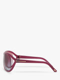 TOM FORD pink wrap sunglasses 68mm, UK version