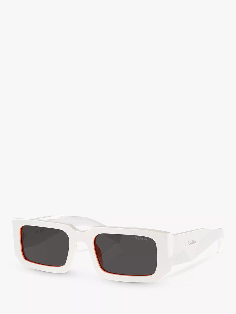 Sonnenbrille im rechteckigen Design für Herren von Prada PR 06YS