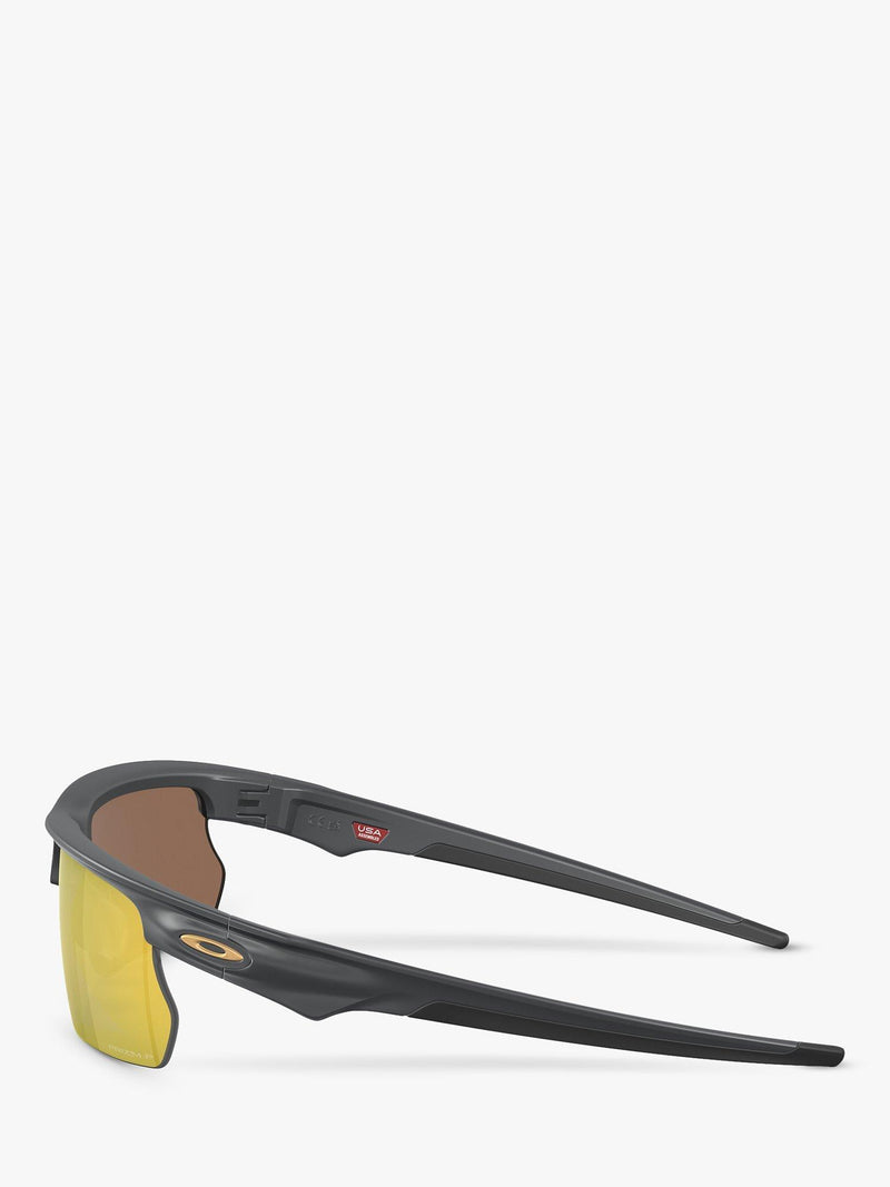 Oakley OO9400 polarised rectangular sunglasses, imported from the UK