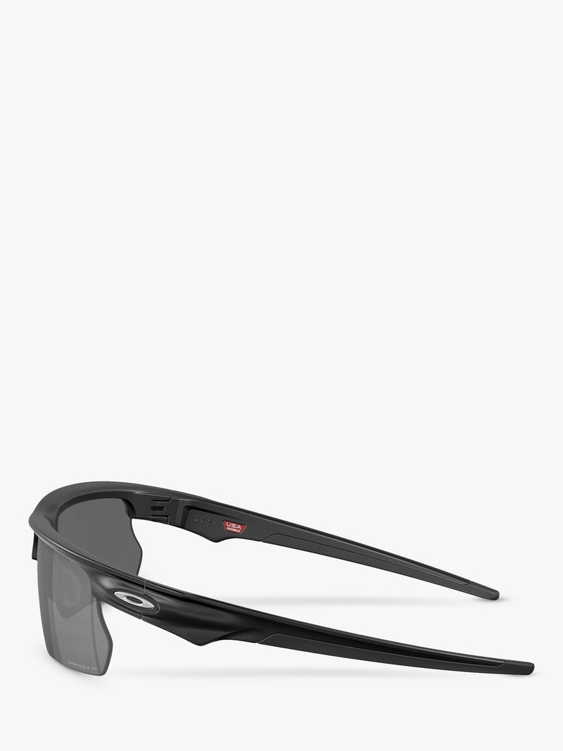Oakley OO9400 polarised rectangular sunglasses matte black (British brand)