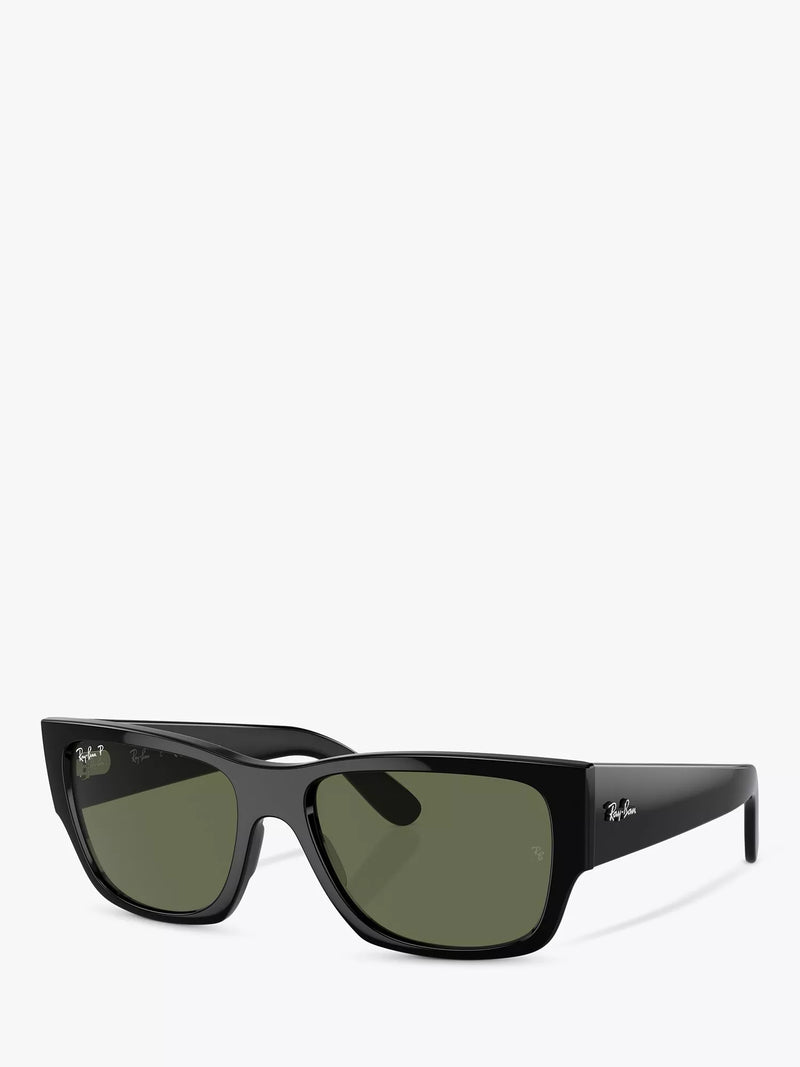 Ray-Ban polarised rectangular sunglasses 56mm (British brand)