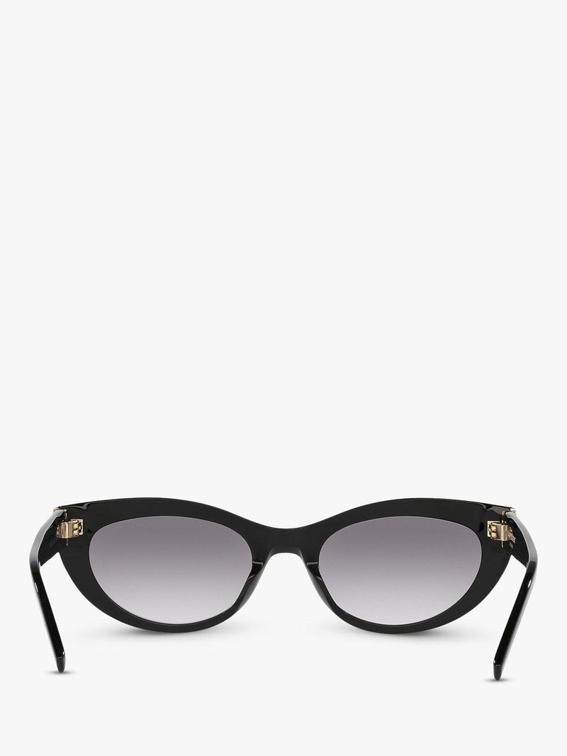 Yves Saint Laurent oval black sunglasses, UK version