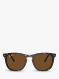 Ray-Ban RB2210 polarised rectangular sunglasses, imported from the UK