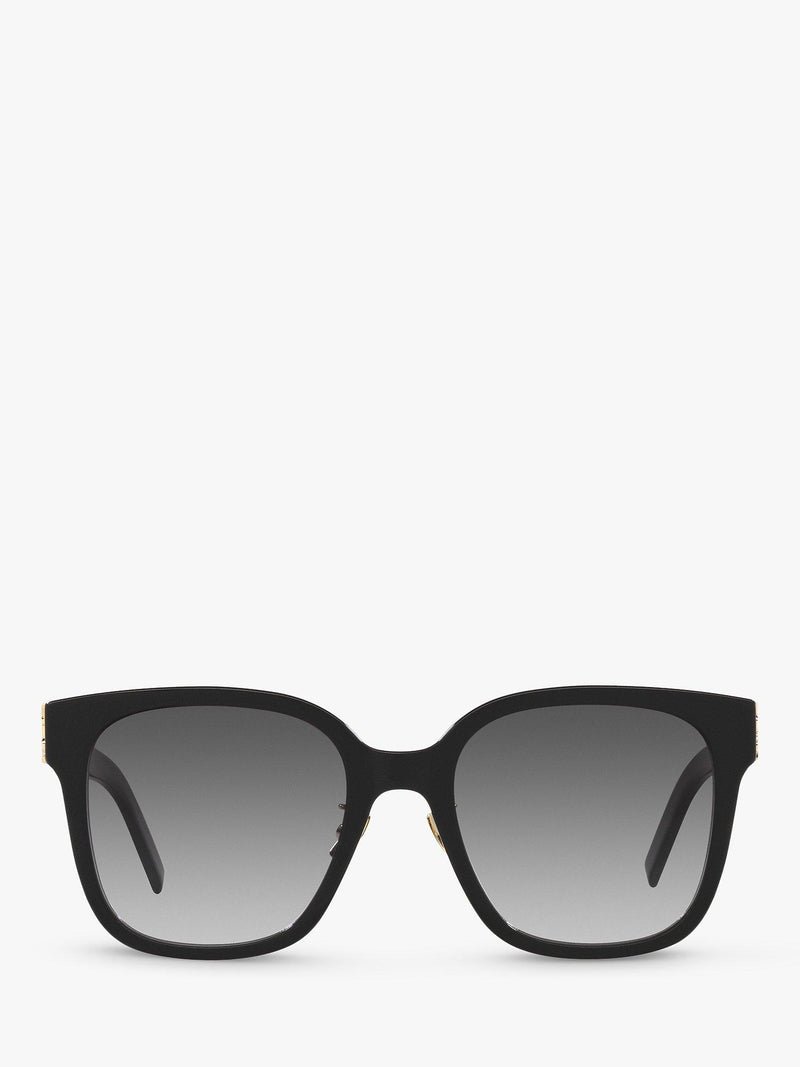 Yves Saint Laurent women's black square sunglasses, UK version