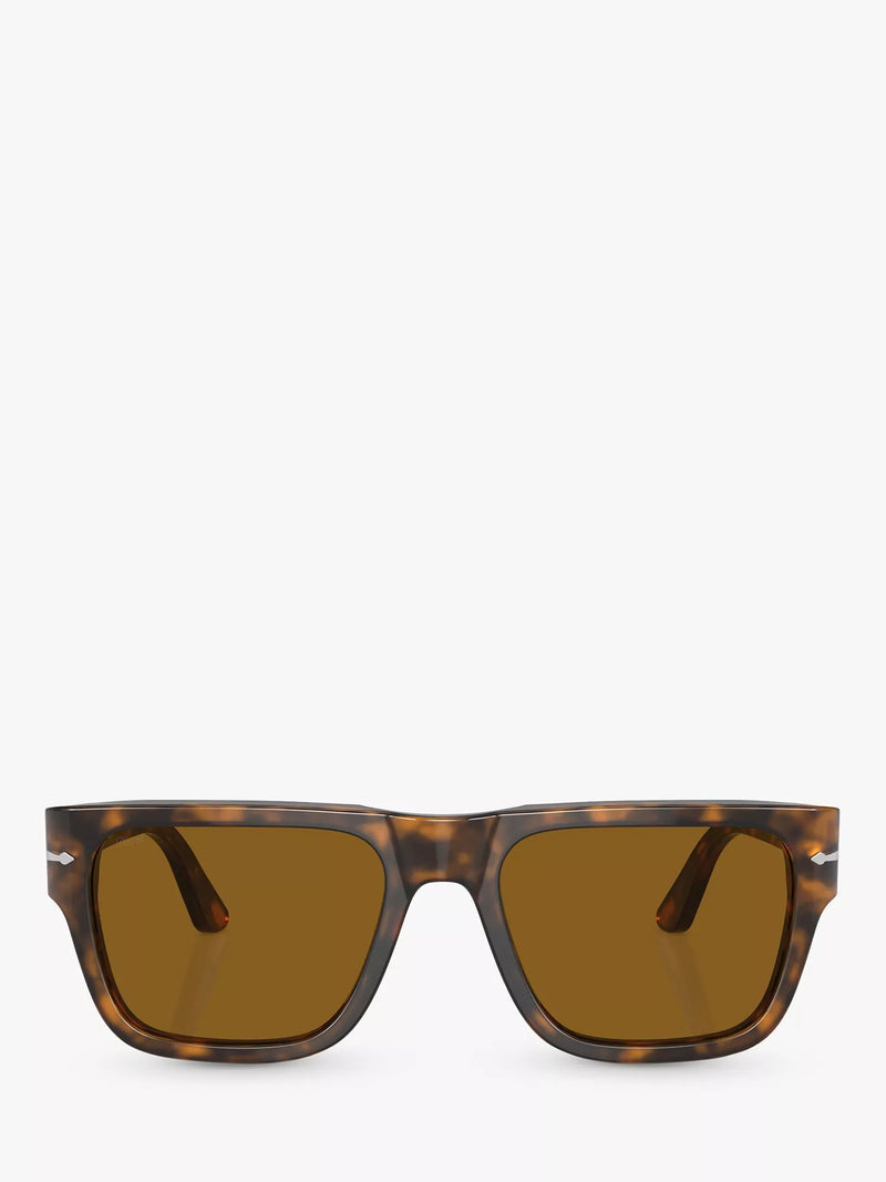 Persol D-Frame sunglasses Havana/Brown, imported from the UK