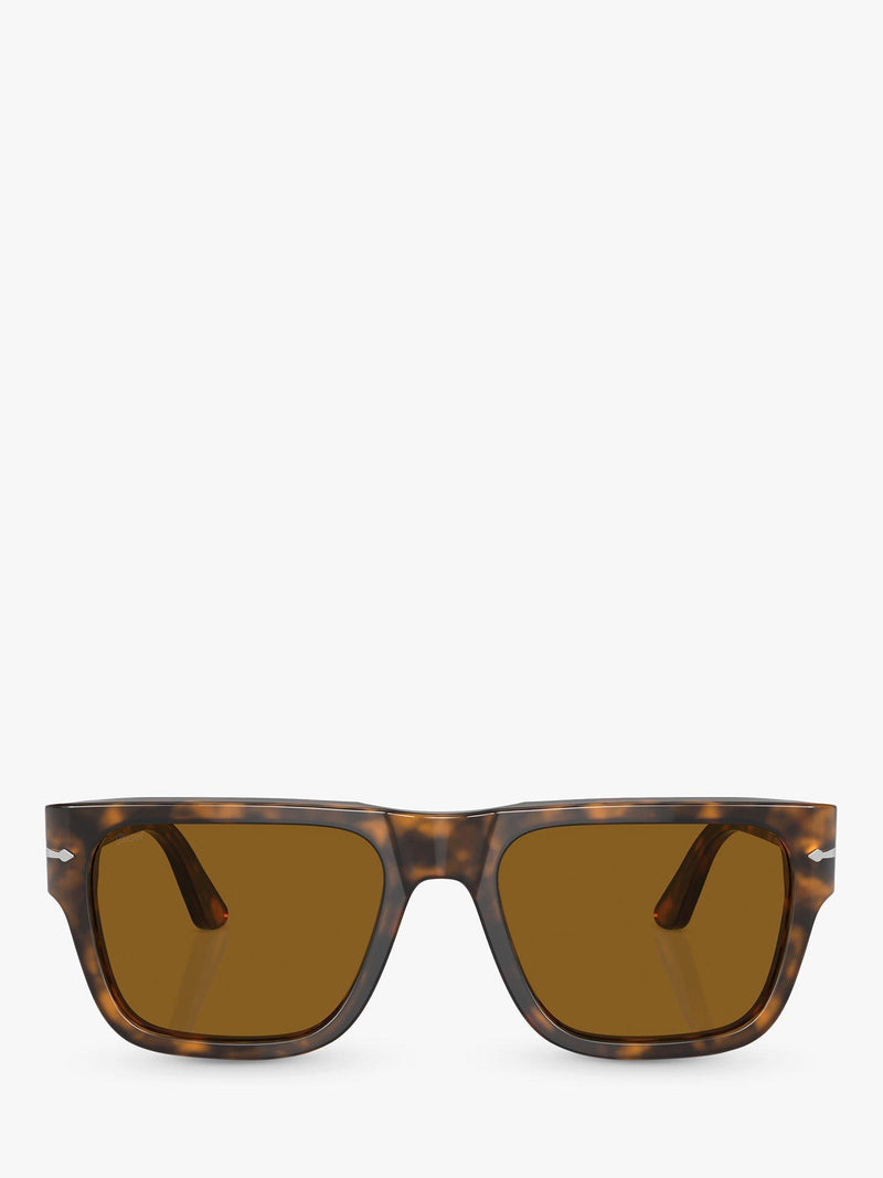 Persol D-Frame sunglasses Havana/Brown, imported from the UK
