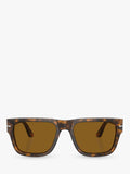 Persol D-Frame sunglasses Havana/Brown, imported from the UK