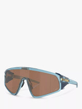 John Lewis Oakley OO9404 Unisex Wrap Sunglasses Transparent Stonewash/Brown- Buy online at McGrocer