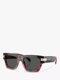 Versace D-Frame sunglasses black on red Havana (British brand)