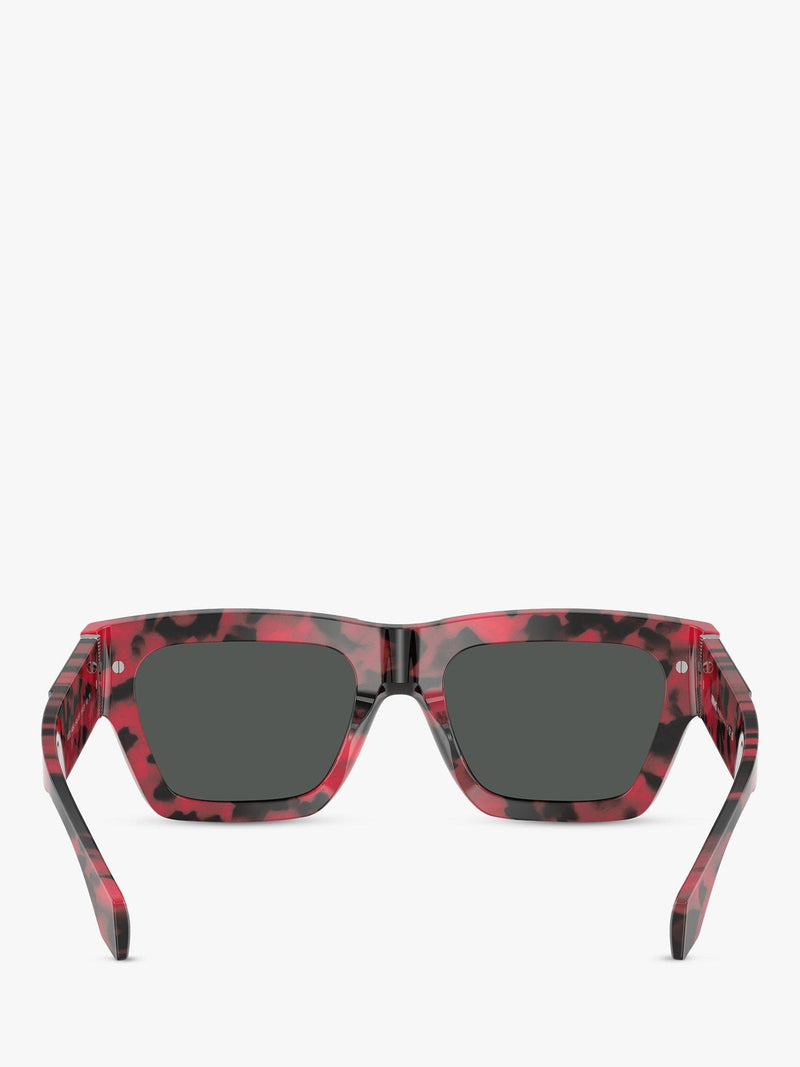 Versace D-Frame sunglasses black on red Havana (British brand)