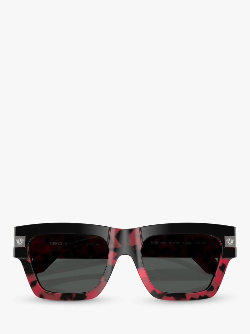 Versace D-Frame sunglasses black on red Havana (British brand)