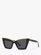 John Lewis Yves Saint Laurent Women's Cat Eye Sunglasses 54mm- Buy online at McGrocer