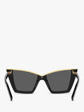 Yves Saint Laurent cat eye sunglasses white 54mm, imported from the UK