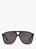 Yves Saint Laurent oval sunglasses black polyamide lenses (British brand)