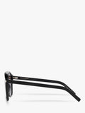 Yves Saint Laurent oval sunglasses black polyamide lenses (British brand)