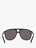 Yves Saint Laurent oval sunglasses black polyamide lenses (British brand)