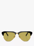 Miu Miu browline sunglasses black acetate (British brand)