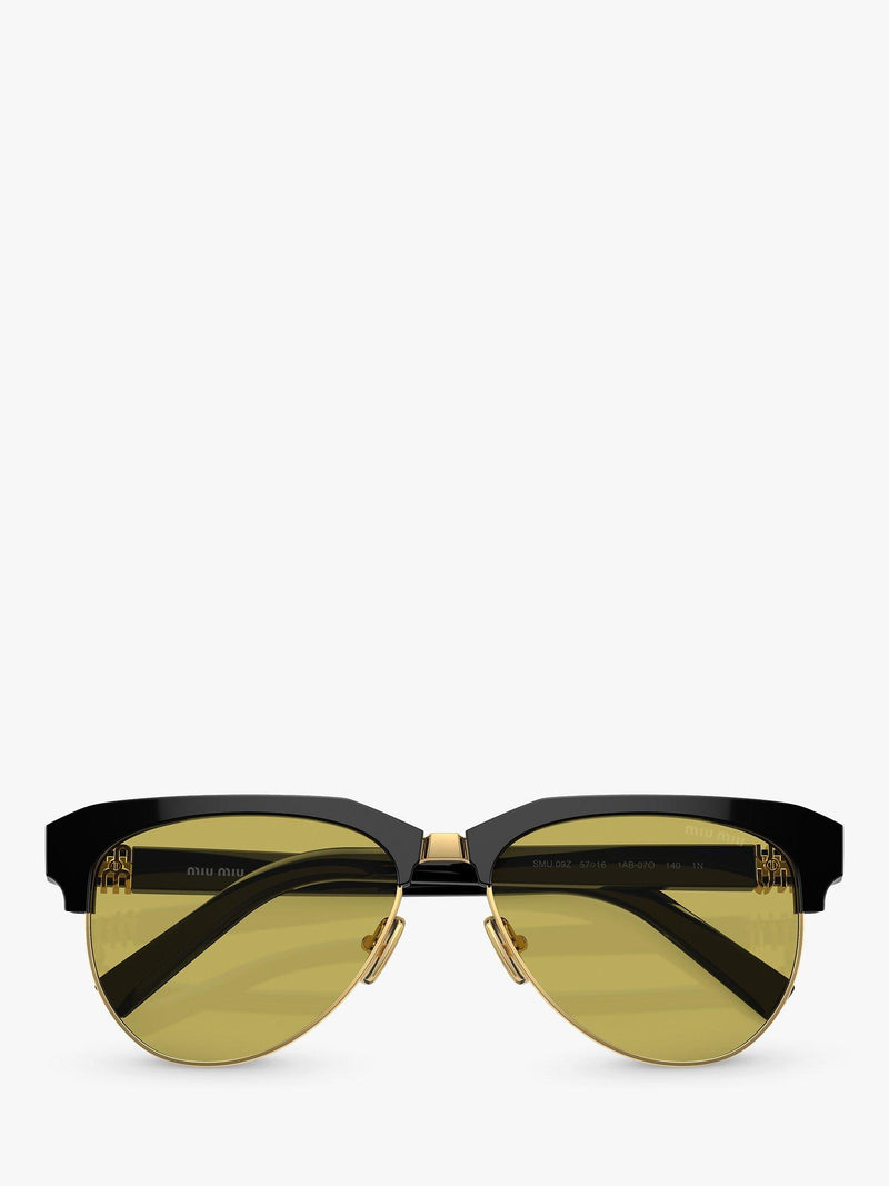Miu Miu browline sunglasses black acetate (British brand)