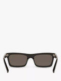 Yves Saint Laurent rectangular sunglasses in black with acetate frame (British brand)
