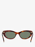Yves Saint Laurent oval sunglasses 58mm tortoise green, UK version