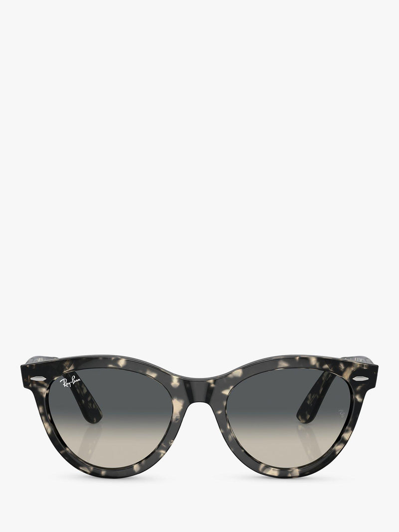 Ray-Ban RB2241 round sunglasses grey Havana, UK version