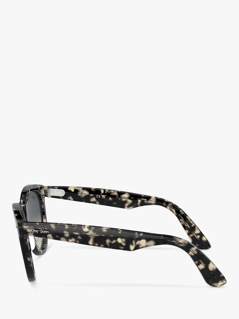 Ray-Ban RB2241 round sunglasses grey Havana, UK version