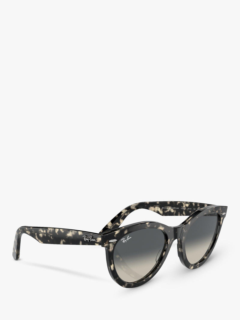Ray-Ban RB2241 round sunglasses grey Havana, UK version