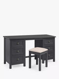 Julian Bowen dressing table stool anthracite, imported from the UK