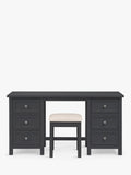 Julian Bowen dressing table stool anthracite, imported from the UK