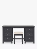 Julian Bowen dressing table stool anthracite, imported from the UK